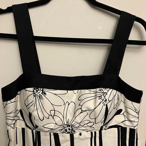 Vintage Deco Black and White Sundress - Picture 4 of 10